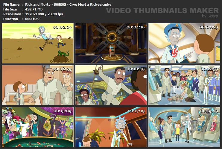 Rick and Morty S08E05 Cryo Mort a Rickver mkv