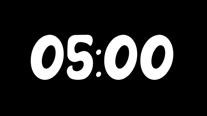 Fondo Transparente Nexo — Cuenta Regresiva de 5 Minutos sin Fondo