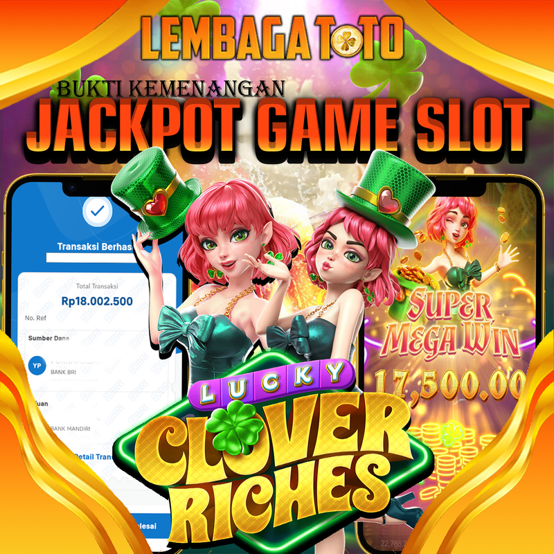 BUKTI JACKPOT 03 SEPTEMBER LEMBAGATOTO LUCKY CLOVER RICHES  Rp.18.002.500,- LUNAS