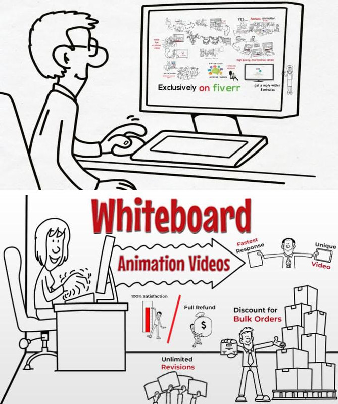 I will create eye catching whiteboard animation videos in 24h I will create eye catching whiteboard animation videos in 24h