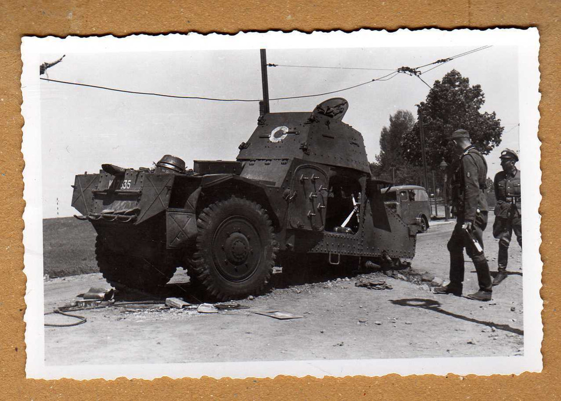 altes Foto Frankreich II.Weltkrieg französischer