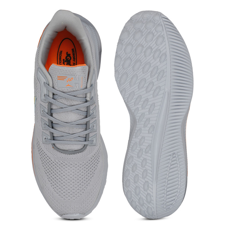 JQR JQR RAINBOW Men s Running Shoes Color L.Gry Org