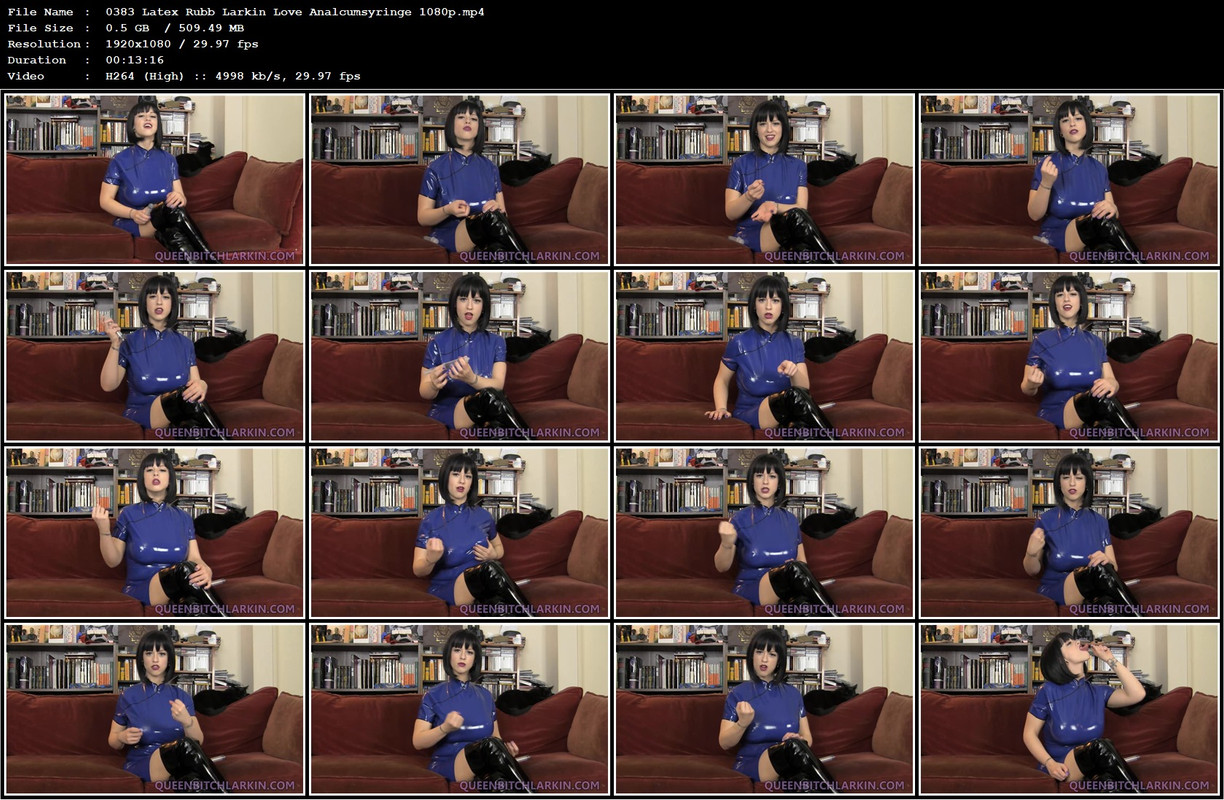 0383 Latex Rubb Larkin Love Analcumsyringe 1080p.mp4