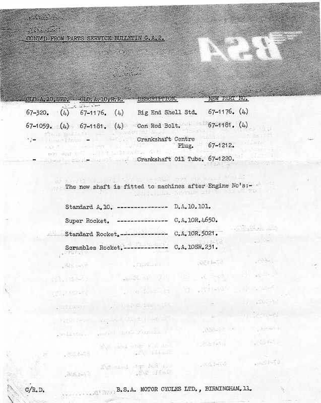 GA2 July 1957 A10s new crank2