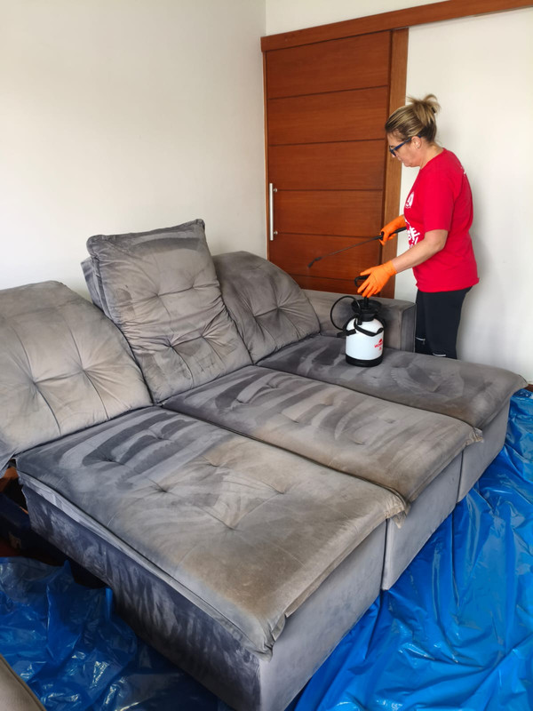 Higienização de sofá