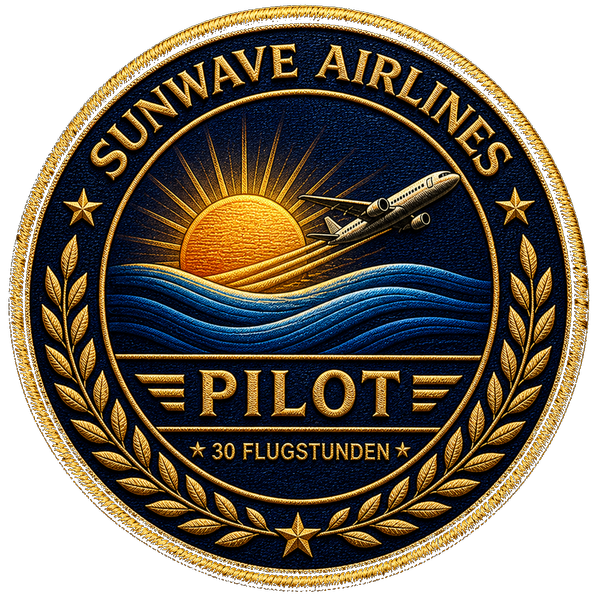 Awarded for 30+ Flight Hours