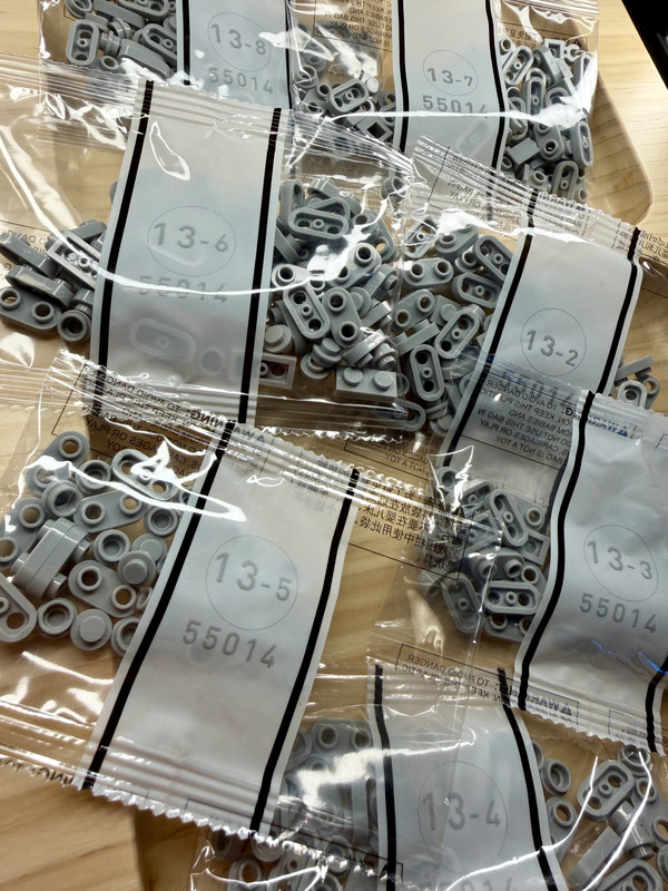 Just some of the 1x2 round plates that build one of the domes.