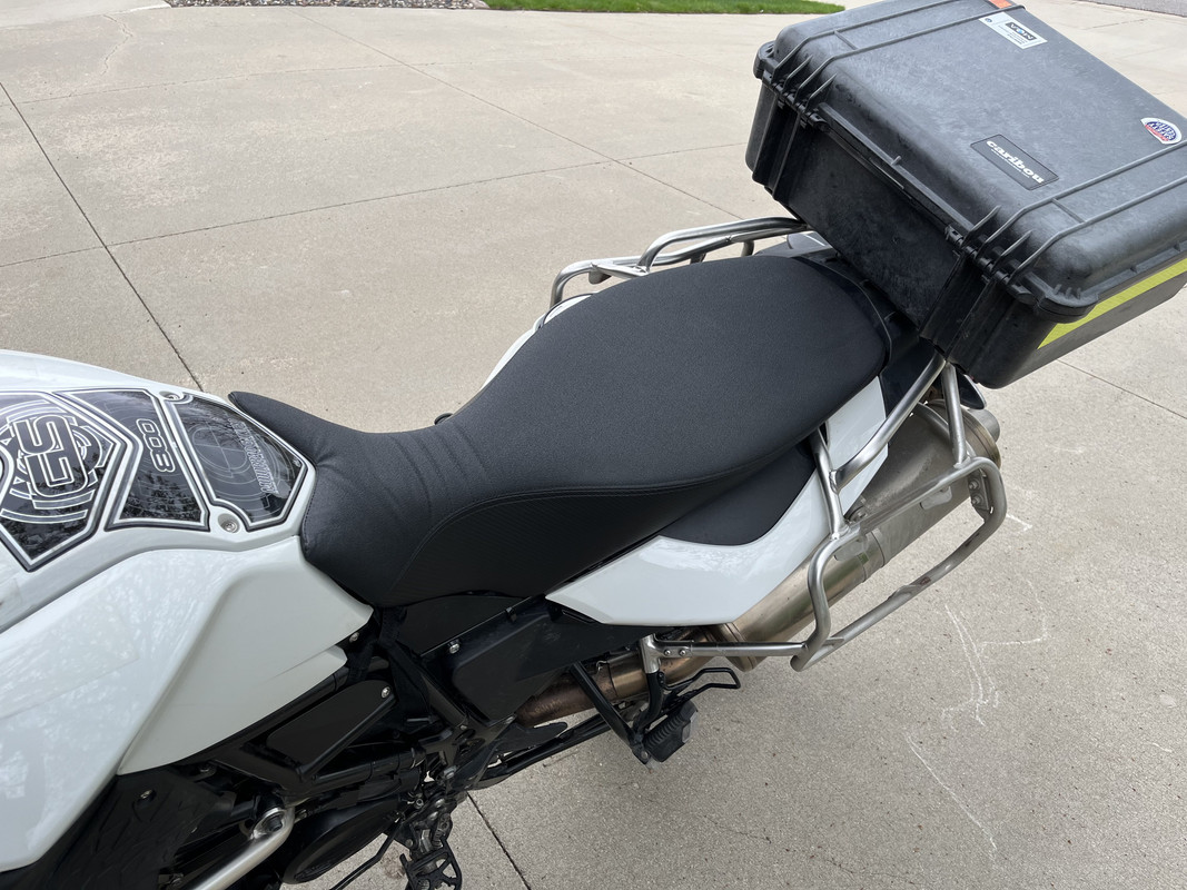 f800gs comfort seat