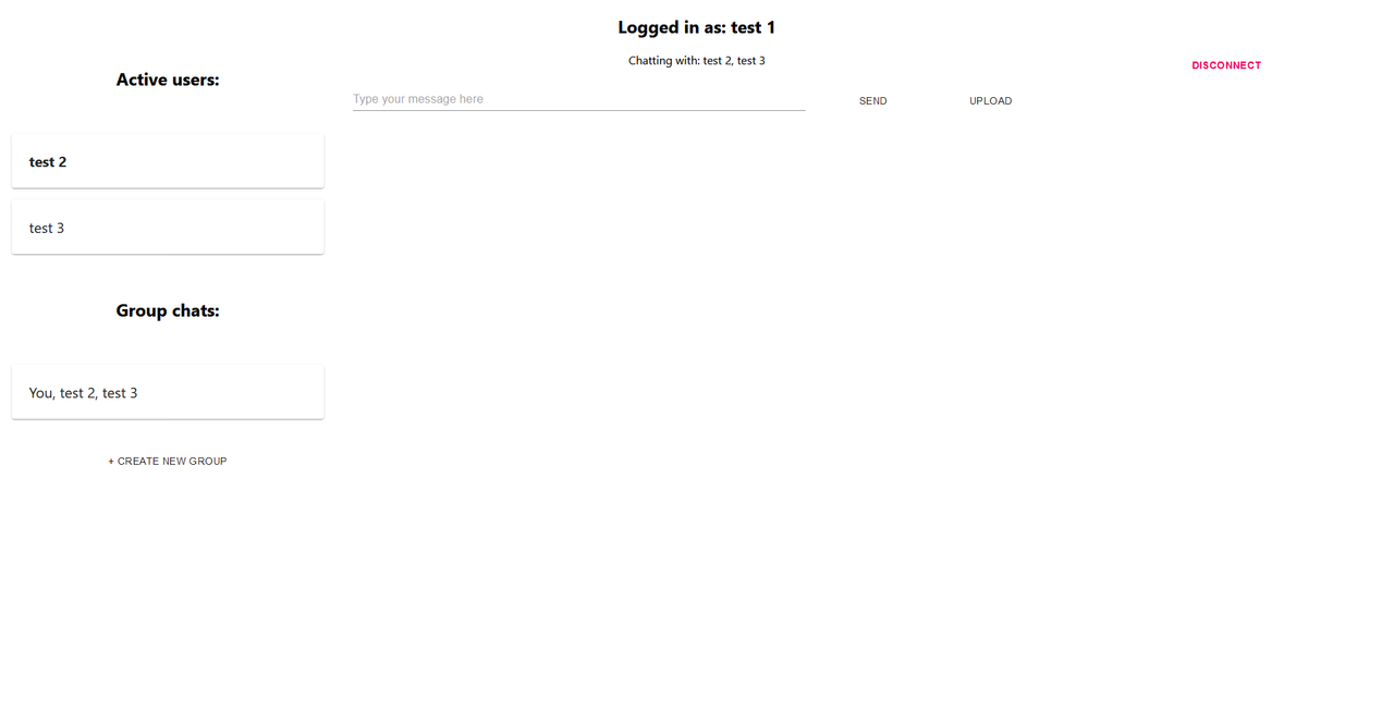 Home page group created