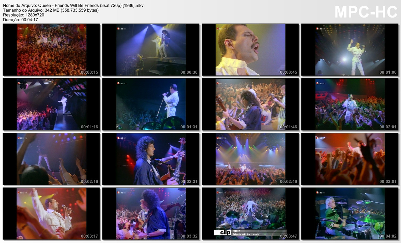 Queen - Friends Will Be Friends (3sat 720p) [1986]
