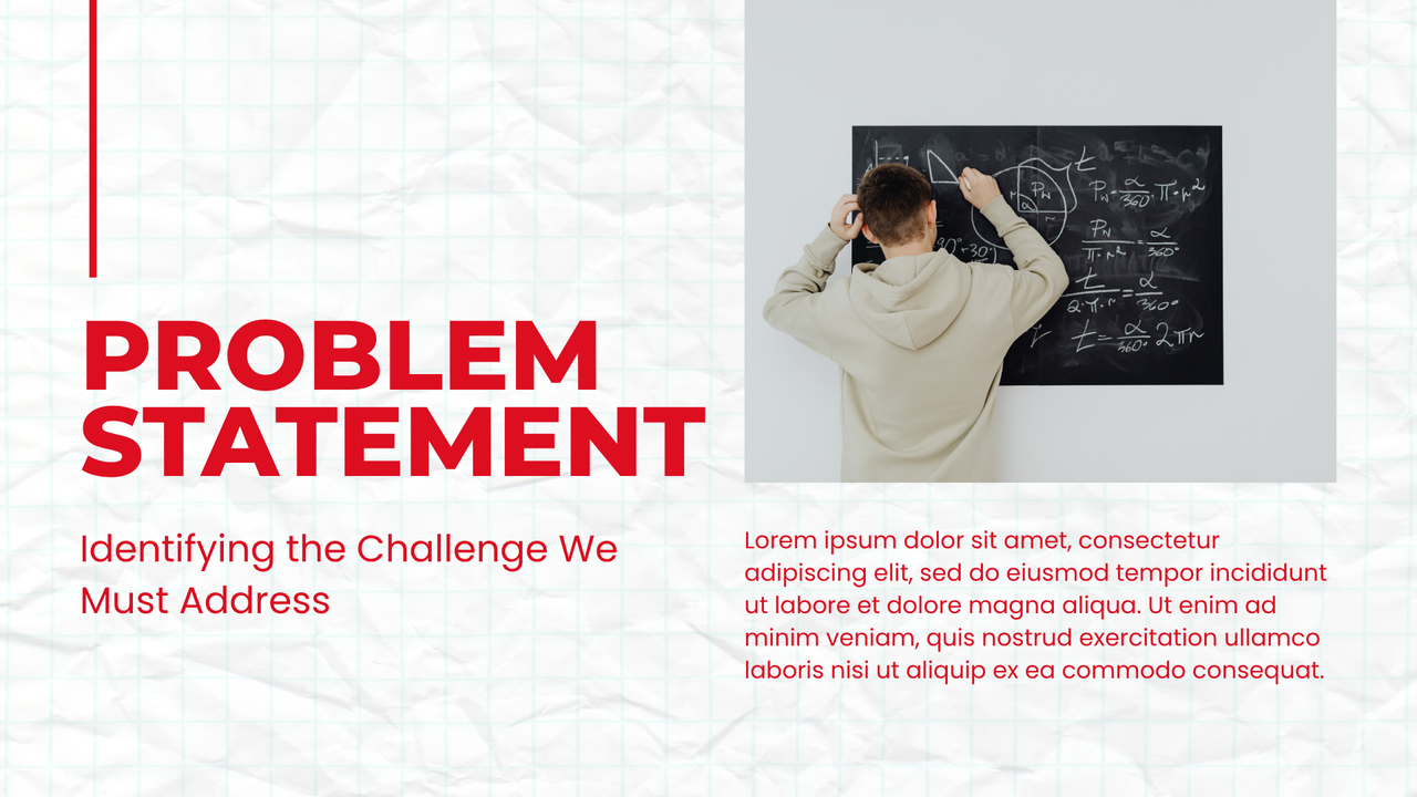 Red and White Blue Minimalist Project Proposal Presentation