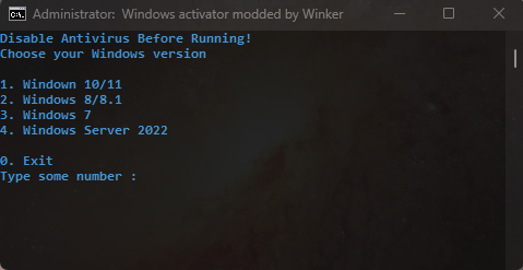 Winker Windows Activator v3.1