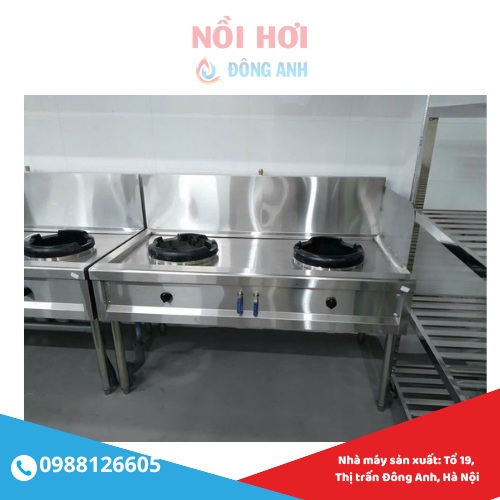 bếp á 2 họng công nghiệp