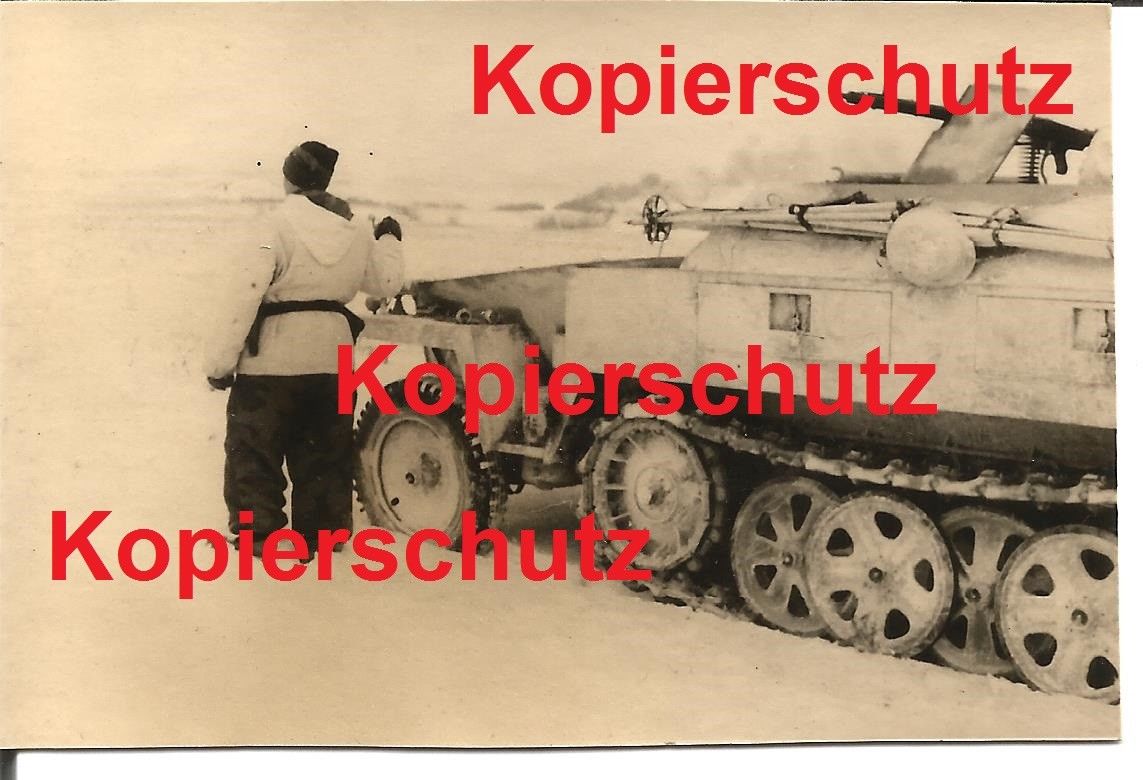 Panzer Abteilung 501 mit Schützenpanzer Rußland Witebsk 1943