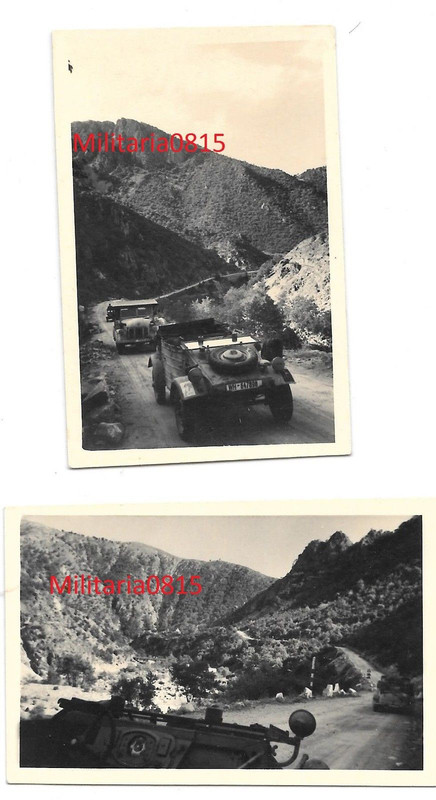 Foto August 1944 Athen Südfront VW Kübelwagen VW