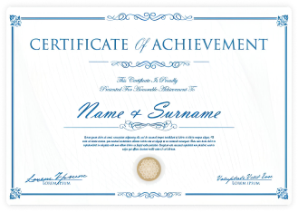 certificate 1