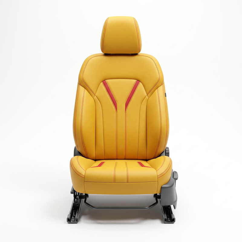 Mustard & Red Sports Y-Stitch