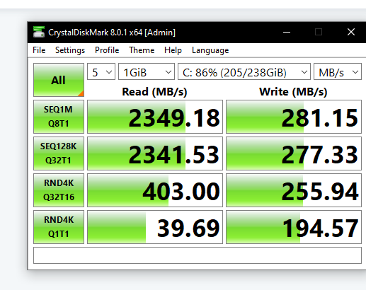 Question - is my NVME screwed? weird write speeds | Tom's Hardware Forum