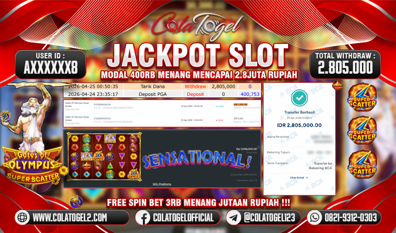 JACKPOT SLOT GACOR!!
