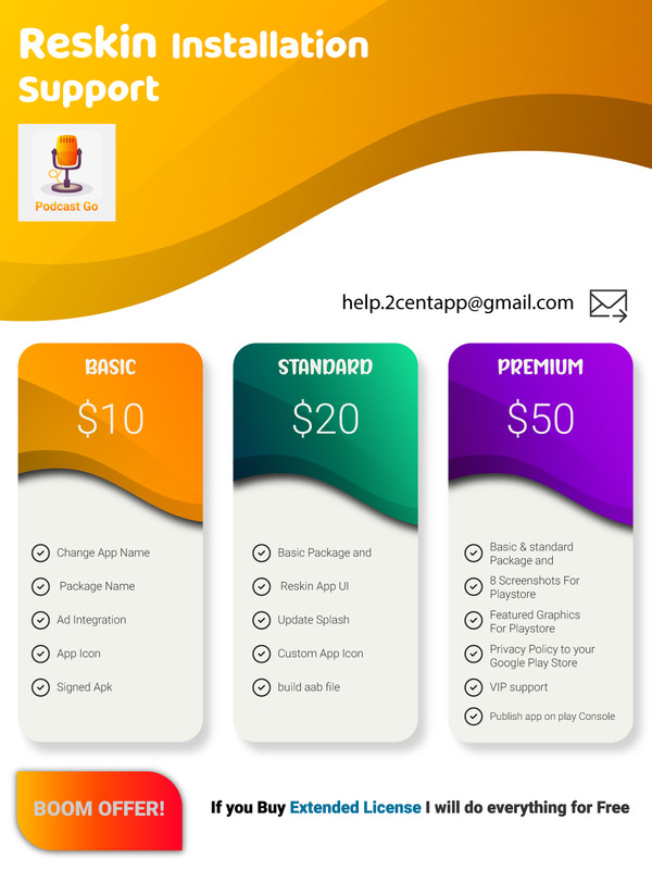 Podcast Go app, Podcast music app, podcast audio Android  apps - 3