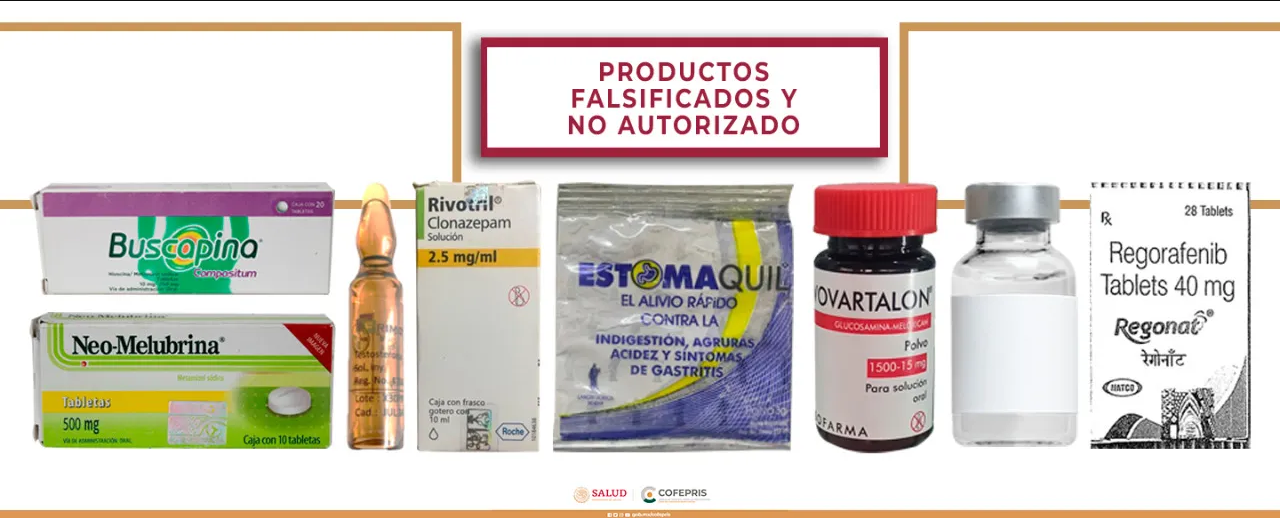 Detecta Cofepris lotes de medicamentos falsos
