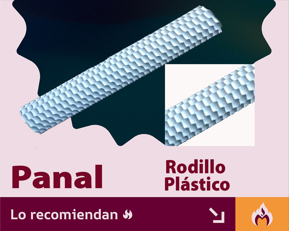 Rodillo Panal texturizador de fondant y porcelana grabador de papel