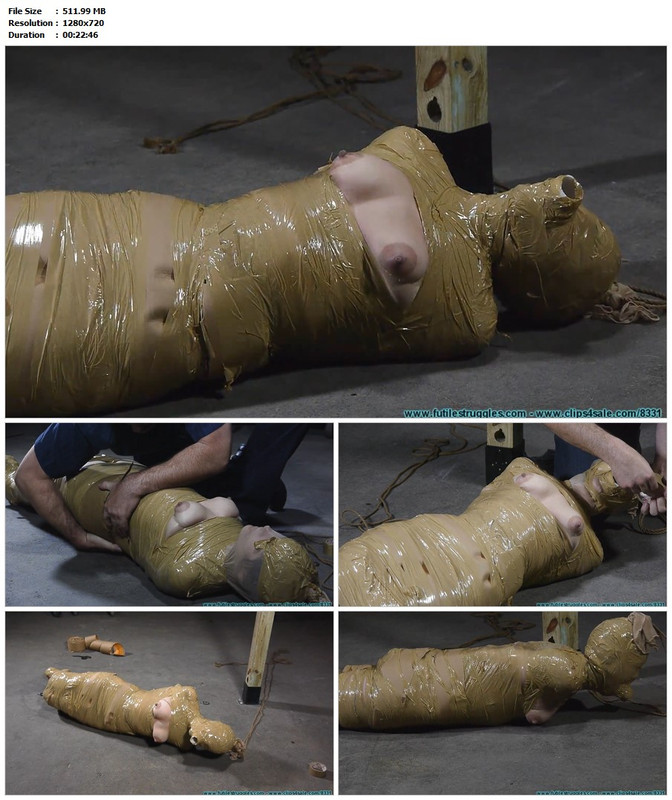 Rachel Experiencing Mummification Bondage 2