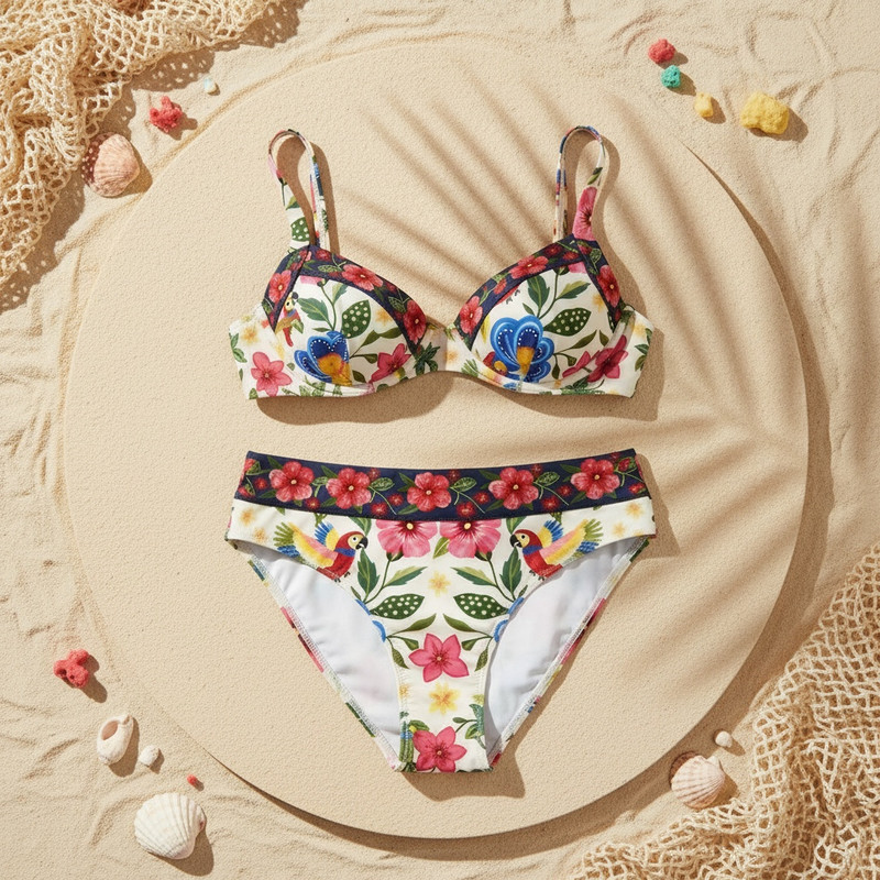 Bikini Blue Parrot Two-piece