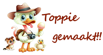 Toppie gemaakt