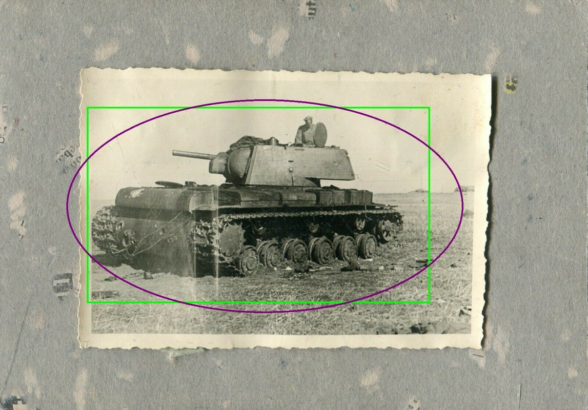 Foto Russischer Panzer Tank zerstört