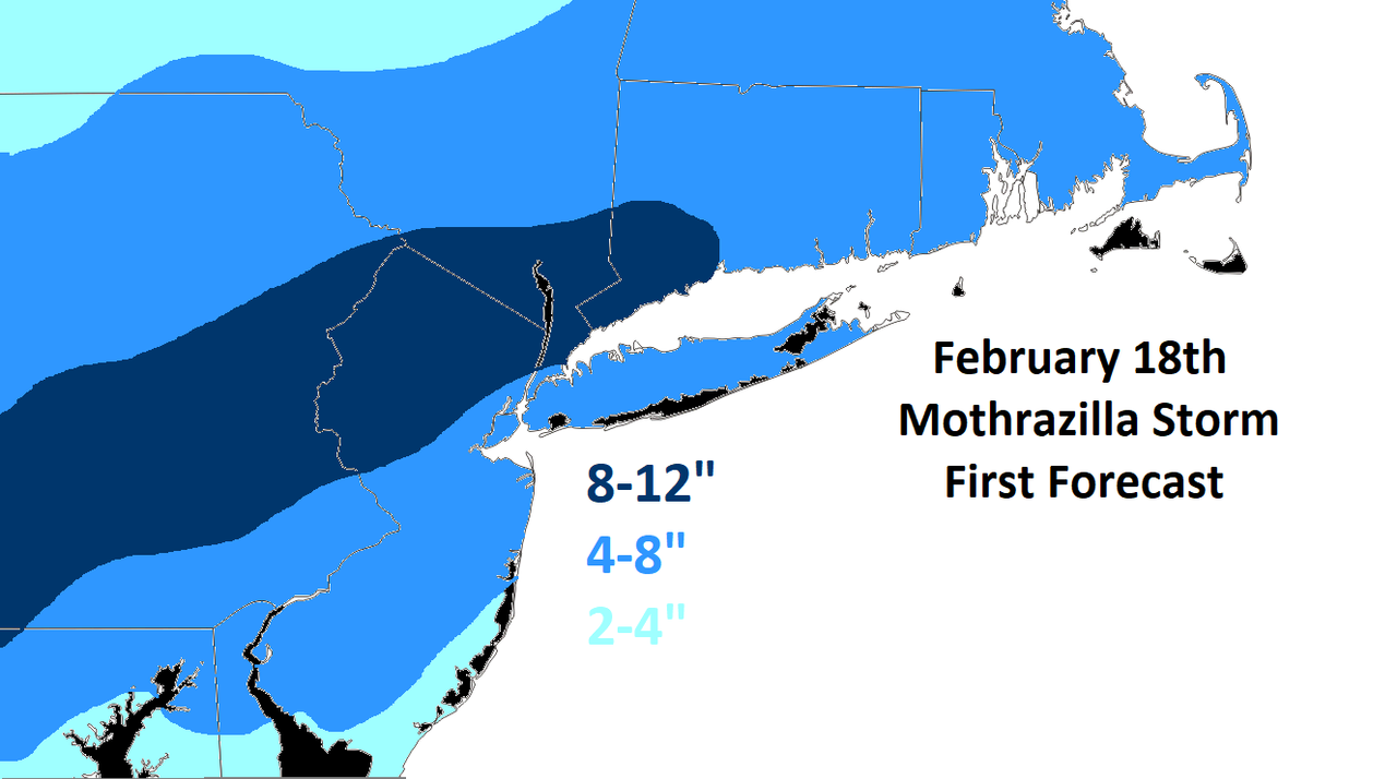 Thursday's Mothrazilla, Part II: First Forecast Feb-18th-1st