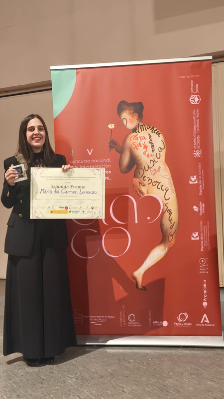 María del Carmen Lorenzo: Segundo Premio, Concurso Nacional de Obras de Mujeres Compositoras