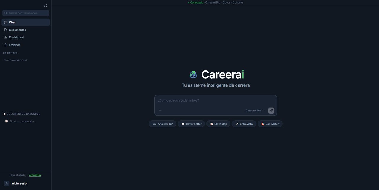 CareerAI — Main Interface