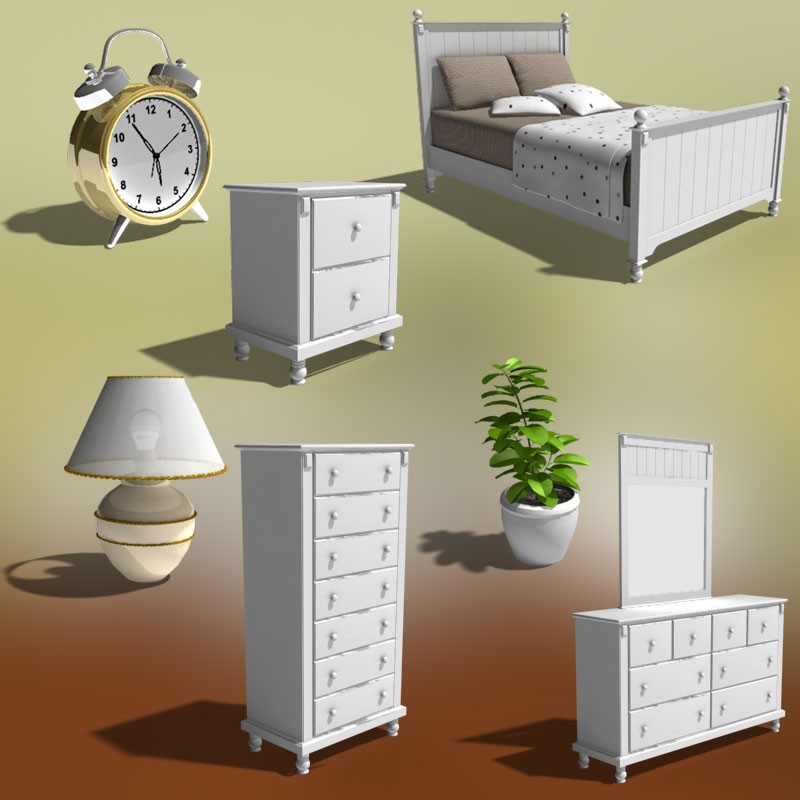 Bedroom Furniture 06 Set Bedroom Furniture 06 Set