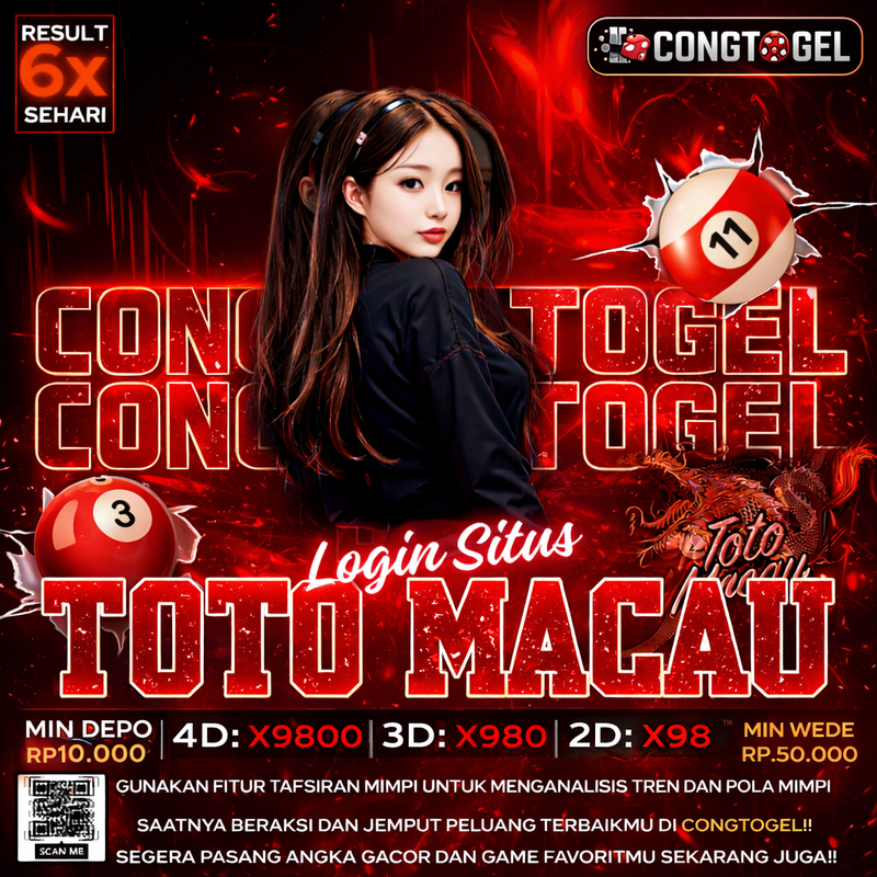 CONGTOGEL: Akses No.1 Situs Resmi Bandar Togel Toto Macau 4D Terpercaya