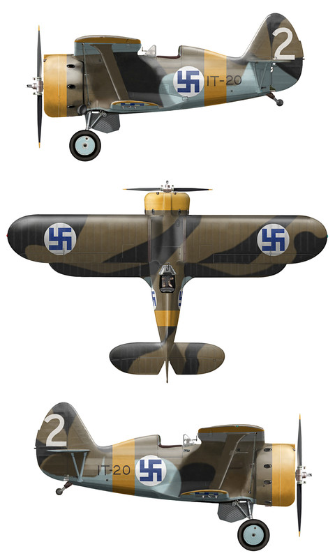 Ilmavoimat-Polikarpov-I-153-FAF-3.LLv6-as-IT20-White-20-flown-by-pilot-Lt-R-Paltila-23rd-Jul-1942-0A
