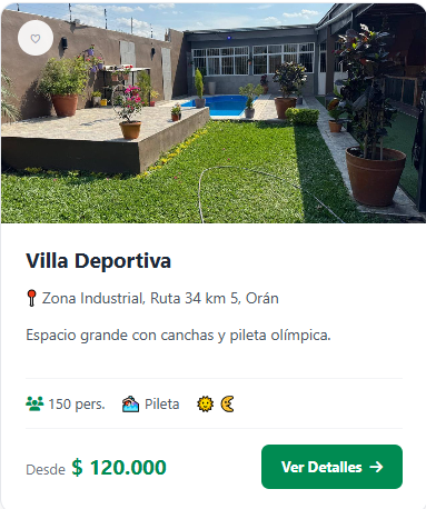 Ejemplo de quincho bien presentado