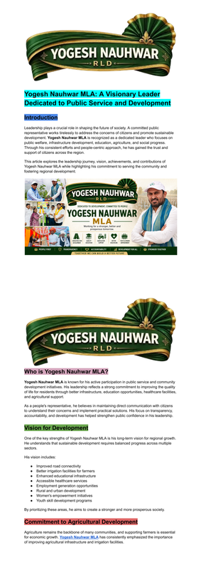 Yogesh Nauhwar MLA