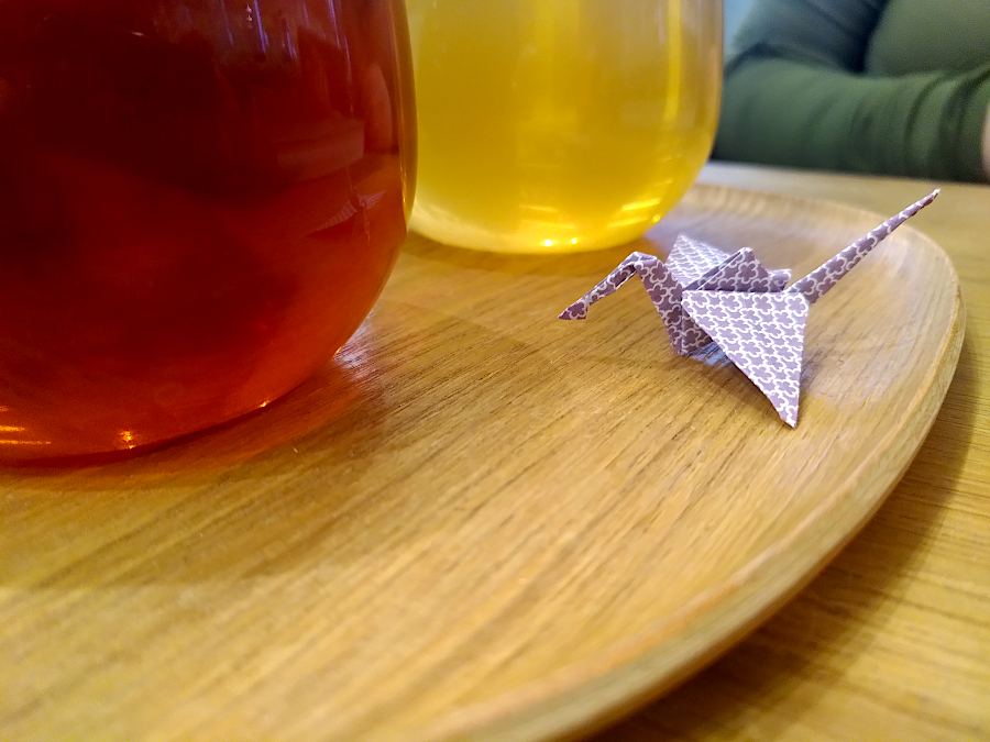 Escapade parisienne, origami grue