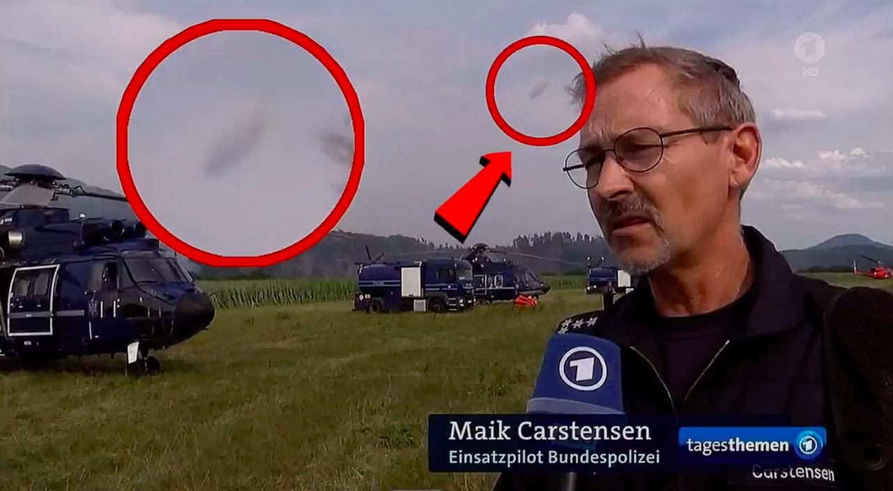 Graban un OVNI durante entrevista en vivo en Alemania; asà se vivió el momento