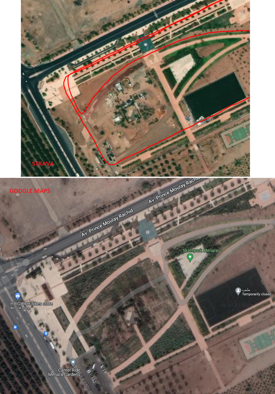 Same offset to the north west every time I check my GPS trace, who's ...