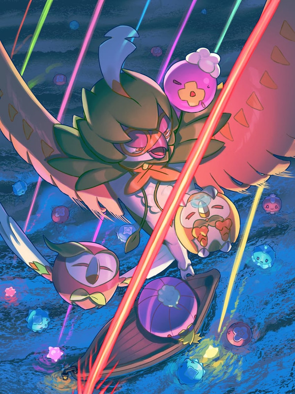 rowlet-drifloon-decidueye-drifblim-minio