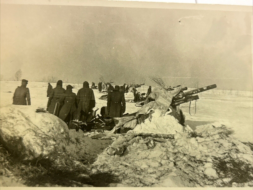 Foto Wk2 Wehrmacht Soldaten Kampf Front Geschütz