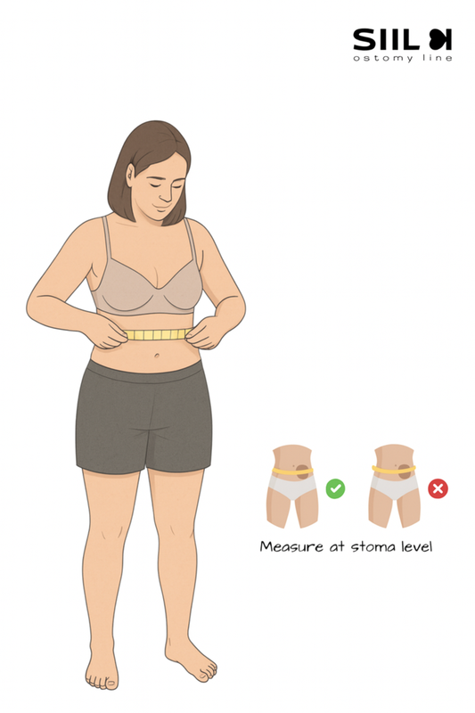 Auf Stomahöhe messen