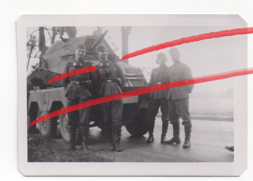 Orig. foto wk2 Panzerspähwagen Panzer Tank 8 Rad