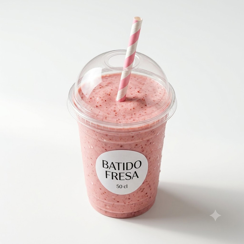 Batido De Fresa (500 Ml.)