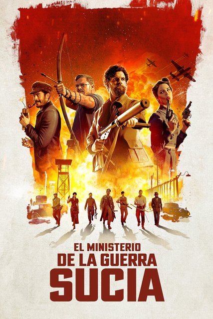 Cartel de El ministerio de la guerra sucia