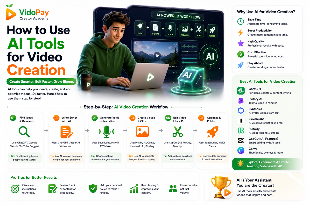 Responsible AI tools for video content creation banner