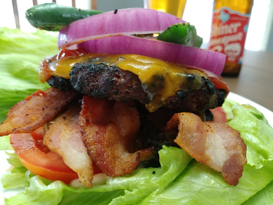 The garlic butter bacon burger from Sonic