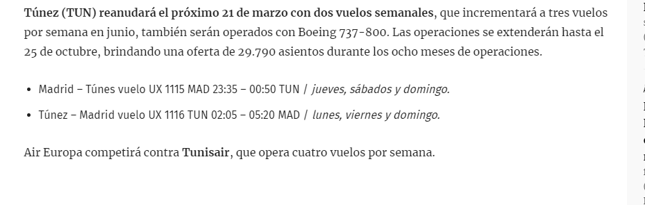 Air Europa reanuda sus vuelos a Marrakech, Tel Aviv y Túnez - Foro Aviones, Aeropuertos y Líneas Aéreas